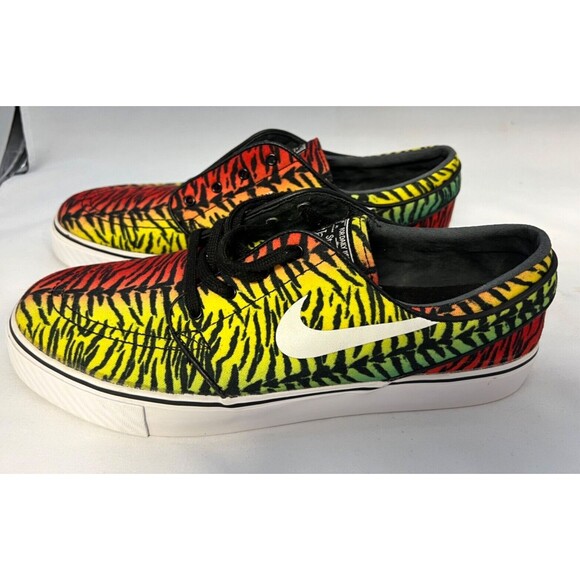 Men\'s Nike SB Zoom Stefan Janoski Canvas Tiger Multicolor Shoes 615957-713 Sz 10 main image 8